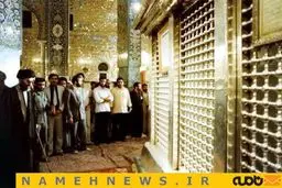 تصویری از تشرف رهبر معظم انقلاب به حرم حضرت زینب (سلام‌الله‌علیها)/ عکس