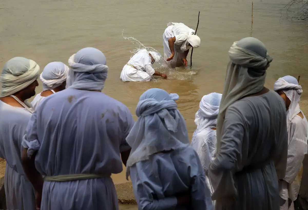 تصاویر/ مراسم «دخرانی» صابئین مندایی