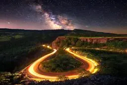 تصویر حیرت انگیز جاده ای در آمریکا/ عکس