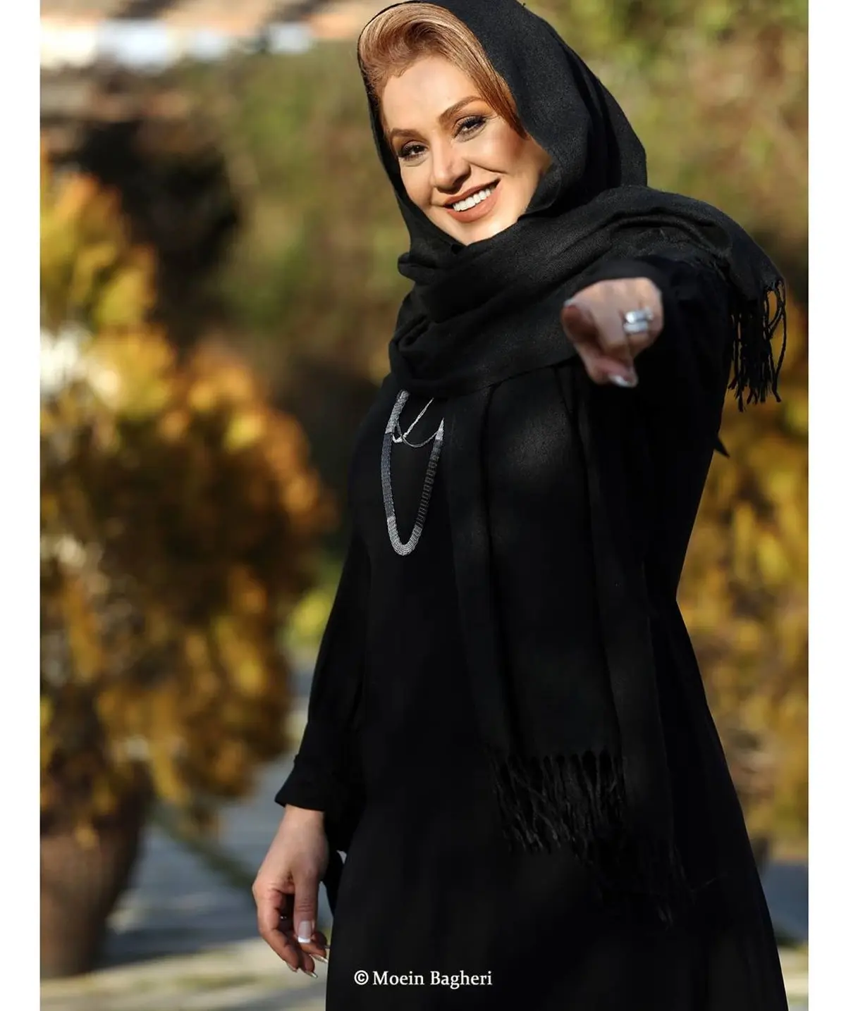 پوزیشن جالب نسرین مقانلو + عکس