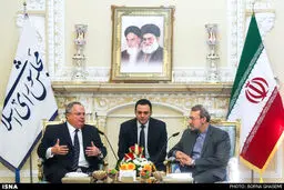 دیدار لاریجانی با وزیر خارجه یونان/تصاویر