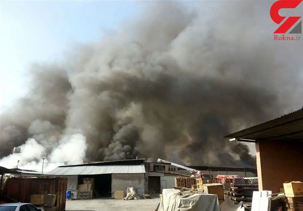 جزئیات آتش سوزی بزرگ در جنوب تهران +عکس