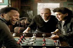 سرگرمی جالب اسطوره های فوتبال + عکس