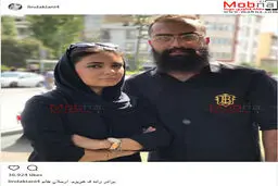 تیپ عزاداری لیندا کیانی/ عکس