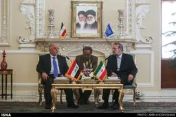 دیدار نخست وزیر عراق با رییس مجلس شورای اسلامی به روایت تصویر