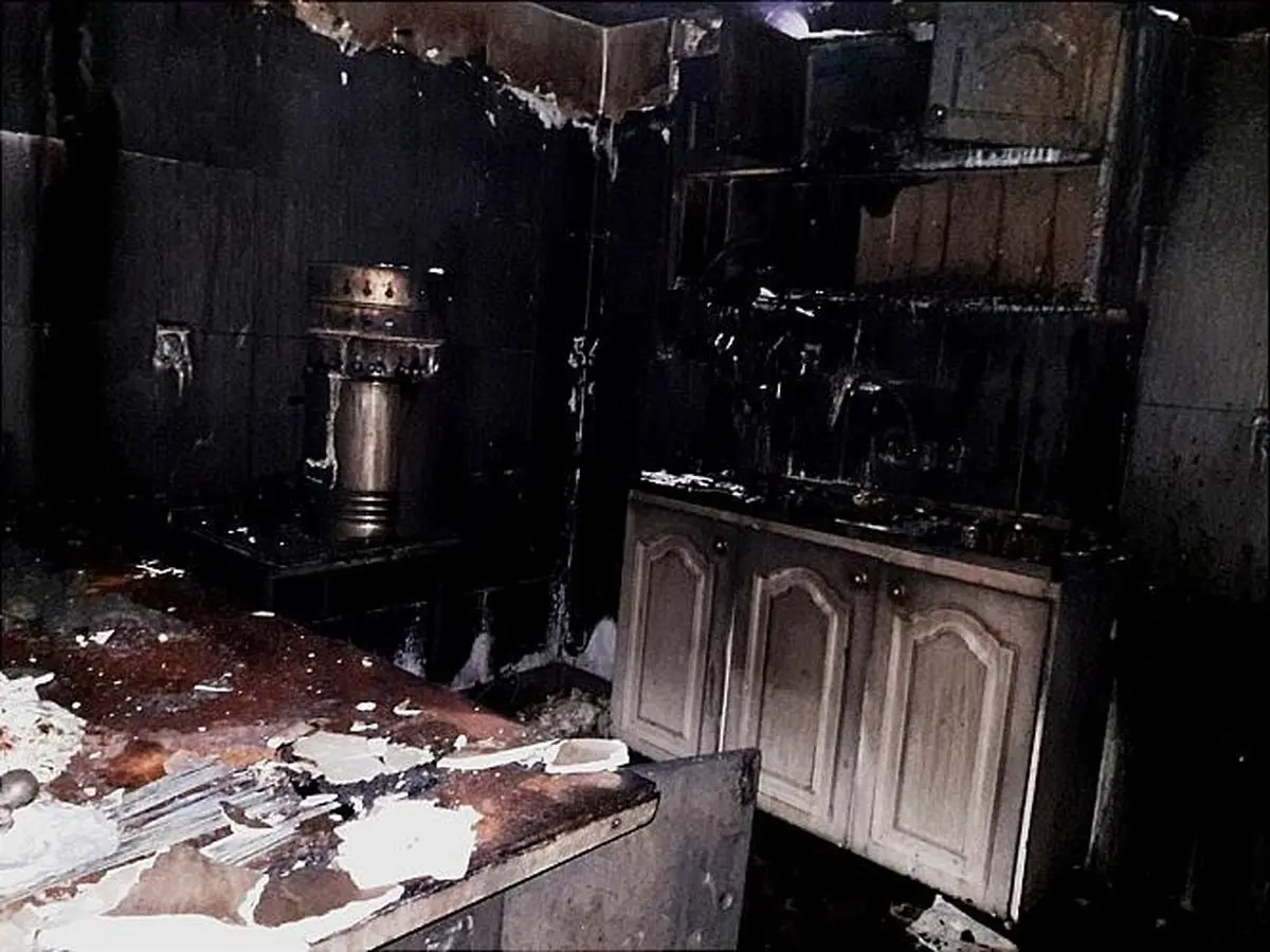 تصاویر /آتش سفره‌خانه سنتی را سوزاند