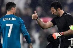 بوفون: ارزش رونالدو با پله، مارادونا و مسی قابل قیاس است