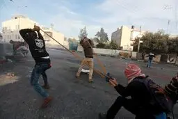 عکس/ سلاح منحصربفرد فلسطینی‌ها