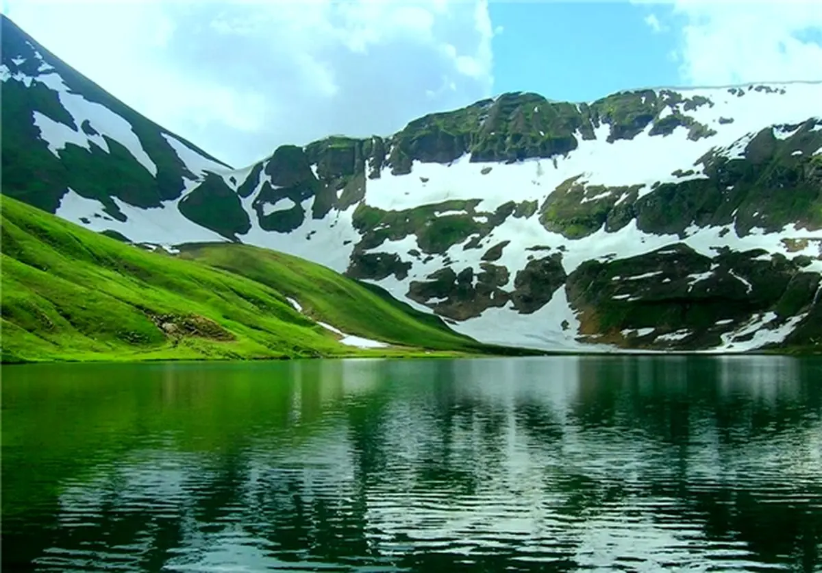 عکس/ دریاچه ای شگفت انگیز