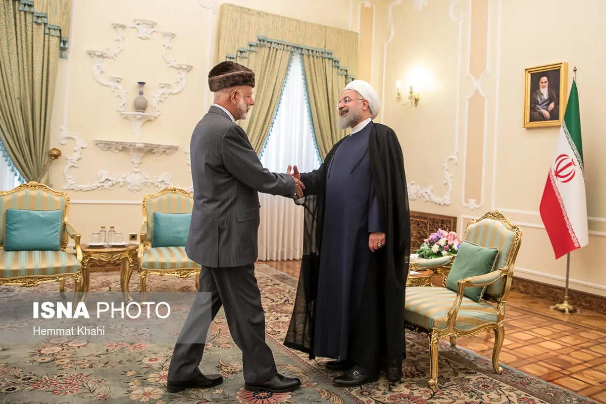 تصاویری از دیدار وزیر خارجه عمان با رییس جمهور