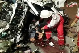 پنج کشته در تصادف مرگبار نیسان با پراید/تصاویر