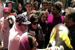 حضور باران کوثری در انتخابات / عکس