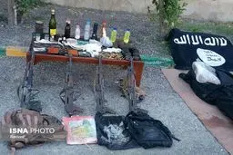 هلاکت ۴ نفر از اشرار مسلح در هرمزگان‌/کشف پرچم داعش