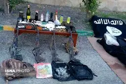 هلاکت ۴ نفر از اشرار مسلح در هرمزگان‌/کشف پرچم داعش