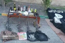 هلاکت ۴ نفر از اشرار مسلح در هرمزگان‌/کشف پرچم داعش