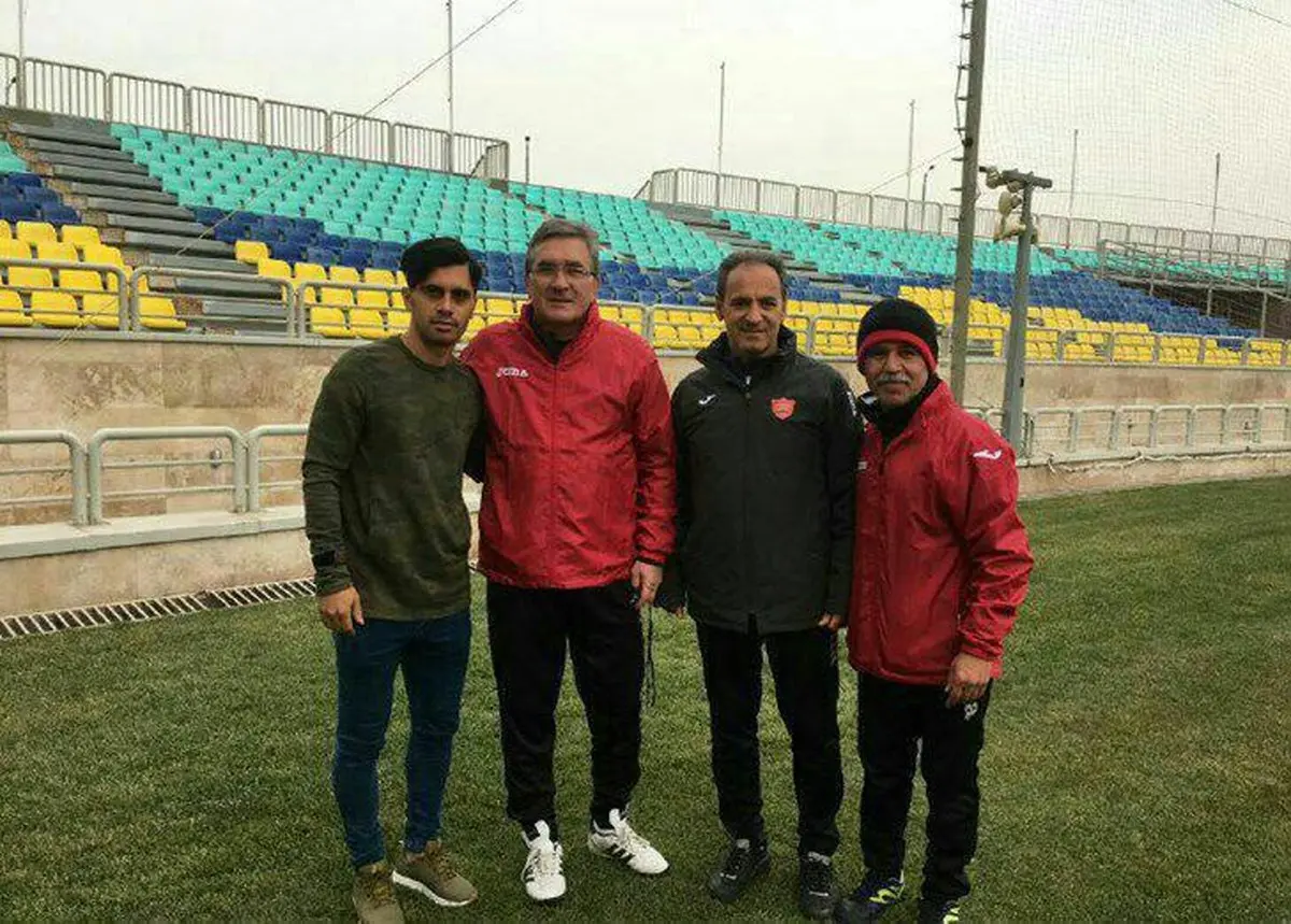 خداحافظی بازیکن جوان پرسپولیس در تمرین امروز/عکس