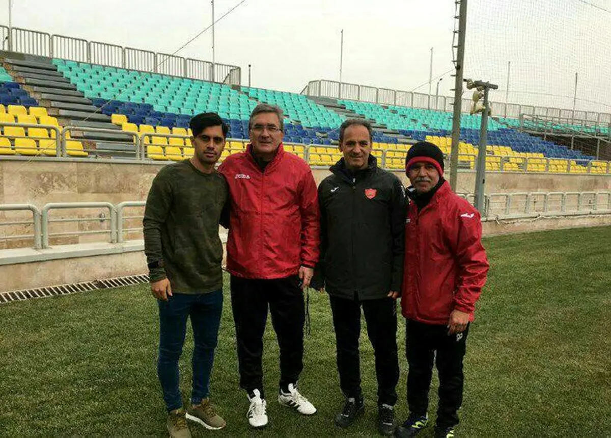 خداحافظی بازیکن جوان پرسپولیس در تمرین امروز/عکس