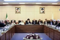 تصویری از جلسه امروز مجمع تشخیص مصلحت نظام بدون احمدی‌نژاد
