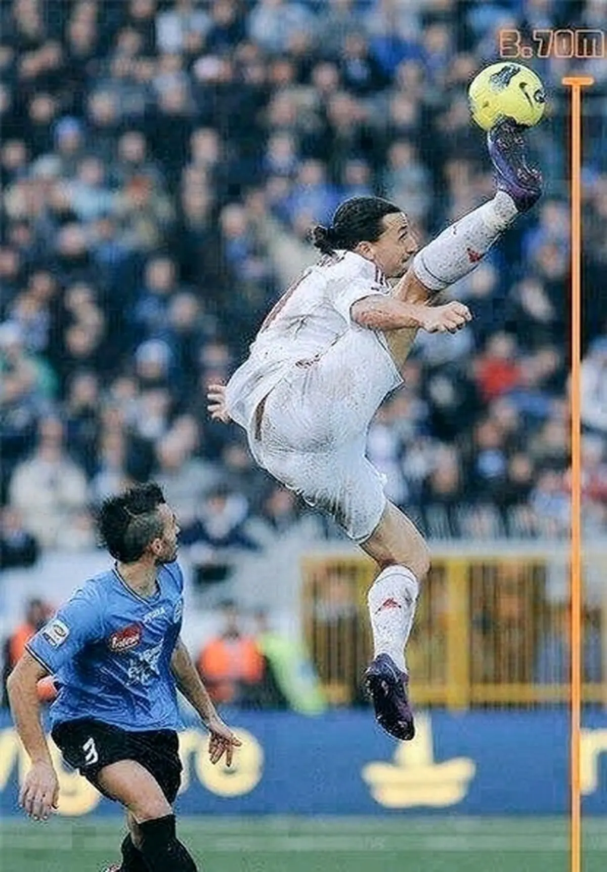 پرش حیرت انگیز زلاتان ایبراهیموویچ/عکس