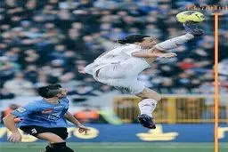 پرش حیرت انگیز زلاتان ایبراهیموویچ/عکس