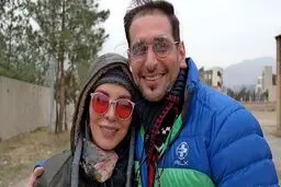عکس دیده نشده افسانه بایگان و پسرش