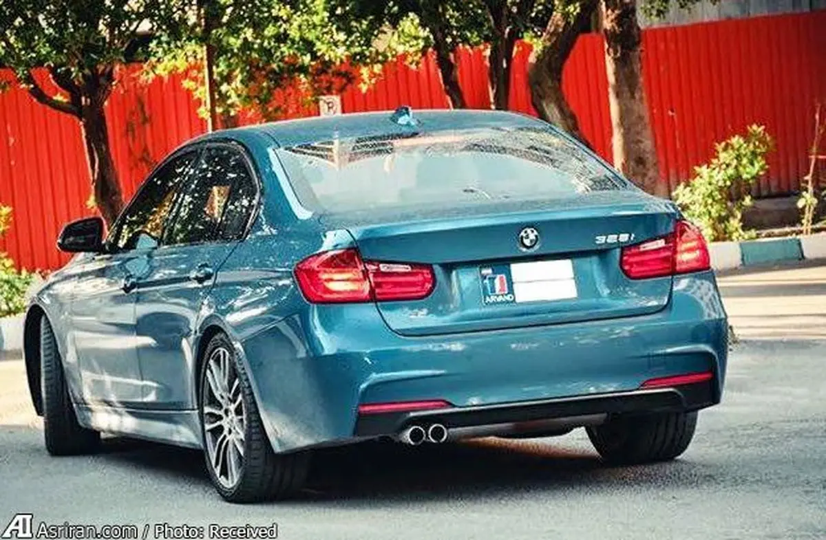 BMW با رنگ متفاوت در ایران/ عکس