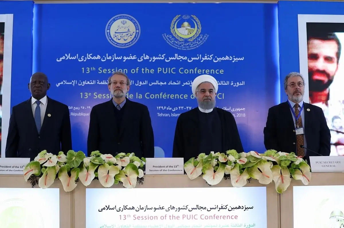 رییس جمهور در نشست اتحادیه مجالس کشورهای عضو سازمان همکاری اسلامی/تصاویر