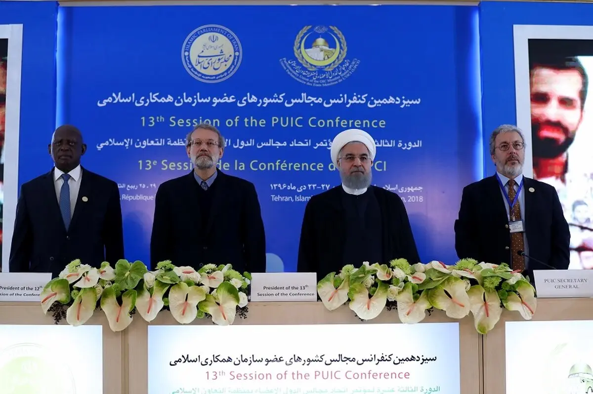 رییس جمهور در نشست اتحادیه مجالس کشورهای عضو سازمان همکاری اسلامی/تصاویر