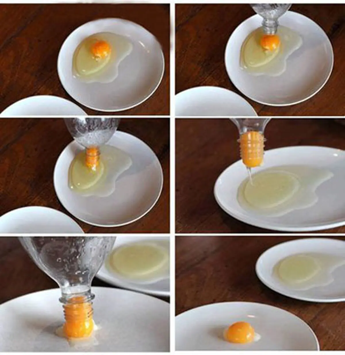 روشی جالب برای جدا کردن زرده تخم مرغ +عکس