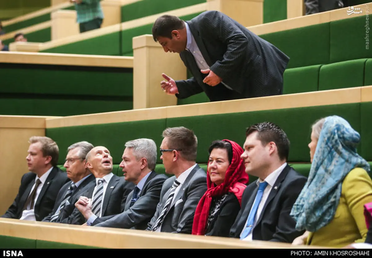 مهمان‌های خارجی امروز مجلس/ عکس