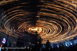 آیین مشعل گردانی عراقی‌ها در قم/تصاویر