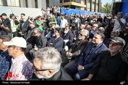 حواشی حضور چهره های مختلف در مراسم داوود رشیدی/تصاویر