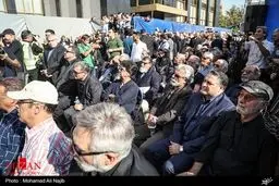 حواشی حضور چهره های مختلف در مراسم داوود رشیدی/تصاویر