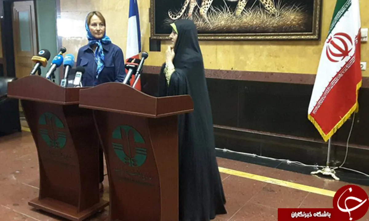 همسر سابق اولاند در تهران/عکس