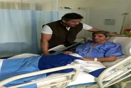 عیادت عابدزاده از محرمی  + عکس