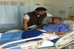 عیادت عابدزاده از محرمی  + عکس