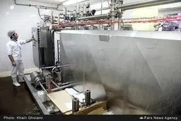 تصاویری از کارخانه تولید محصولات لبنی