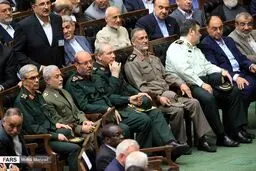 میرسلیم در مراسم تحلیف روحانی/عکس