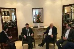دیدار ظریف با رییس جمهوری اسلوونی در مونیخ