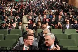 حواشی سخنرانی رئیس‌جمهور سوئیس در دانشگاه تهران/تصاویر