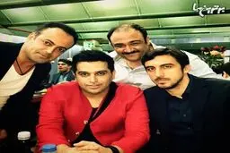 مهدی رحمتی و مهران غفوریان در کنسرت حمید عسکری/عکس