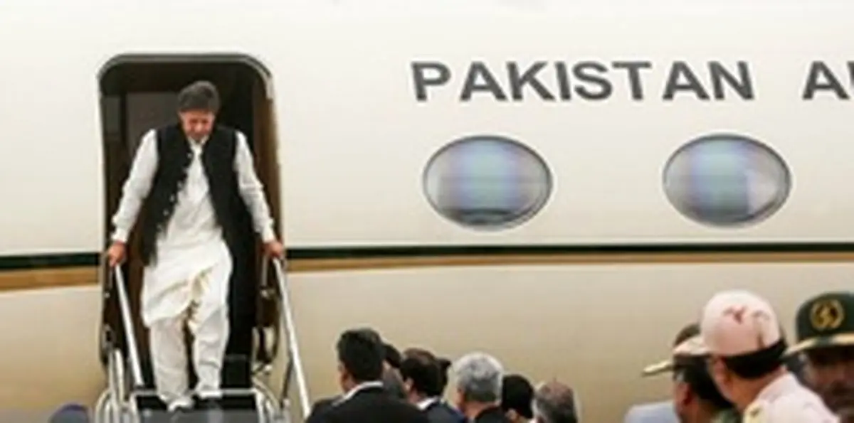 نخست وزیر پاکستان وارد تهران شد