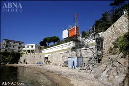 آسانسور ساحلی پادشاه عربستان + عکس