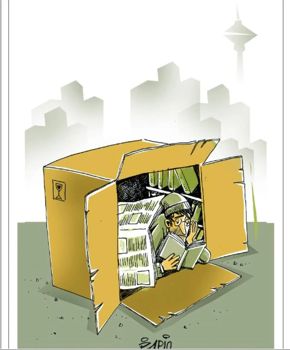 کاریکاتور/ کارتن‌خواب‌های جدید!