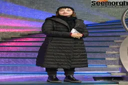 ظاهر خاص روشنک گرامی در اکران فیلم لاک قرمز