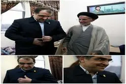 آقای وزير خادم مسجد جمكران شد/ عکس