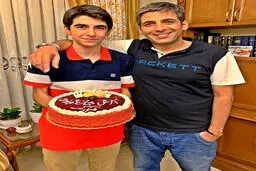 حمید گودرزی در تولد برادرش