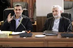 عکس: احمدی‌نژاد در کنار سعید جلیلی/ جلسه امروز مجمع تشخیص مصلحت نظام