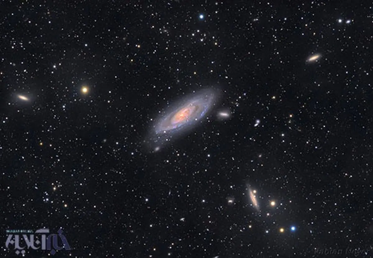 پنجره‌ای رو به یک کهکشان عظیم و مارپیچی/ عکس روز ناسا