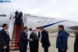 حسن روحانی وارد سوچی شد/عکس